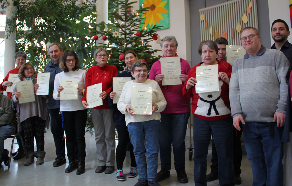 Jubilare bei der Lebenshilfe Wiesloch