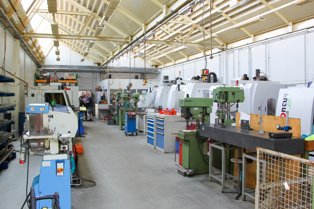 Arbeitsbereich Metall in der Kurpfalz Werkstatt bei der Lebenshilfe Wiesloch