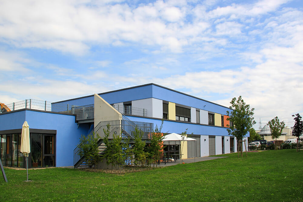 Außenansicht der Senioren-Tagesbetreuung der Kurpfalz Werkstatt bei der Lebenshilfe Wiesloch