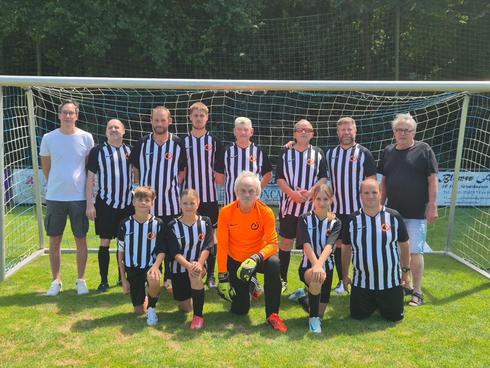 Fußballmannschaft der Lebenshilfe Wiesloch in Schatthausen