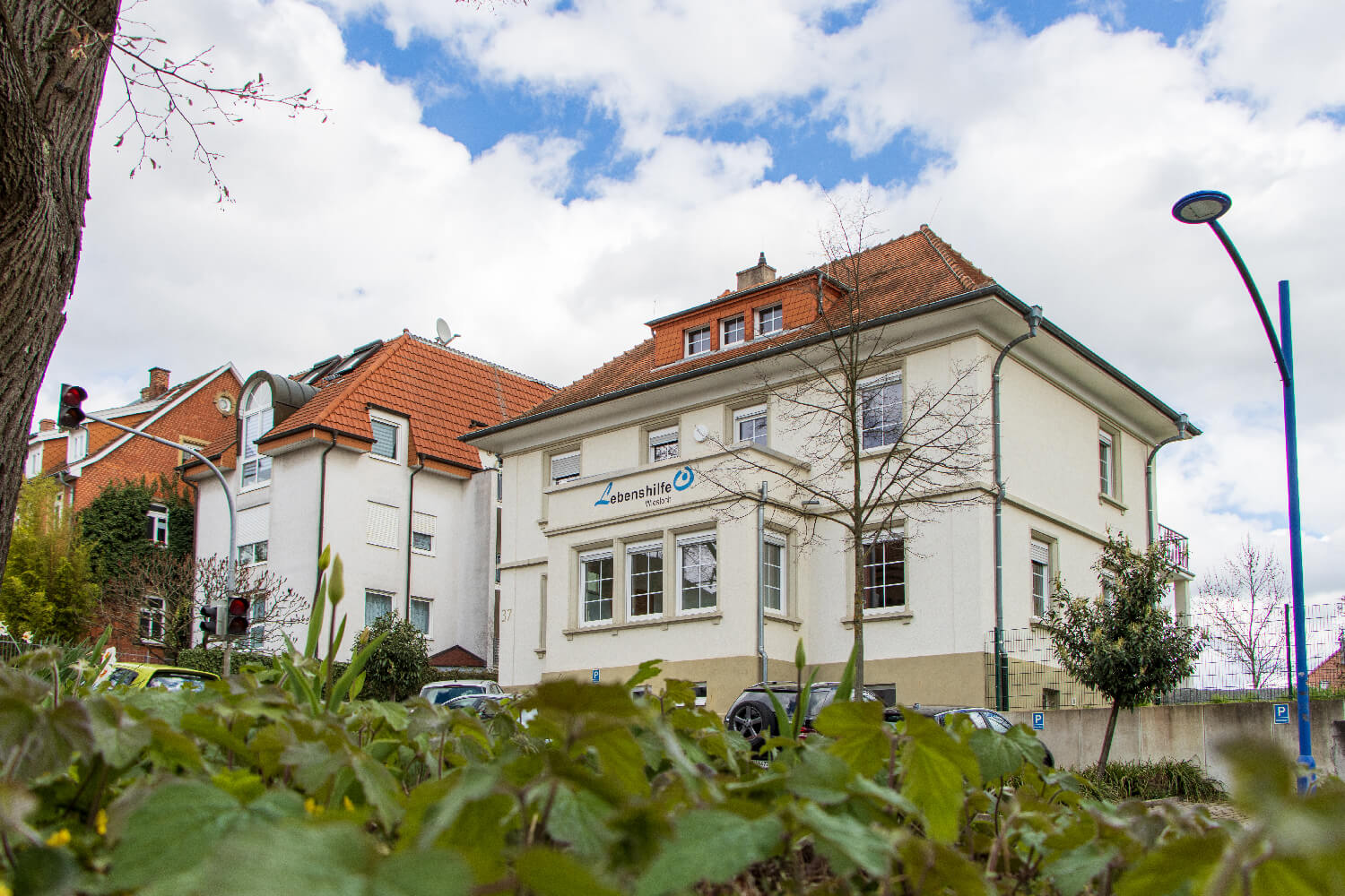 Außenansicht der Offenen Hilfen in Wiesloch
